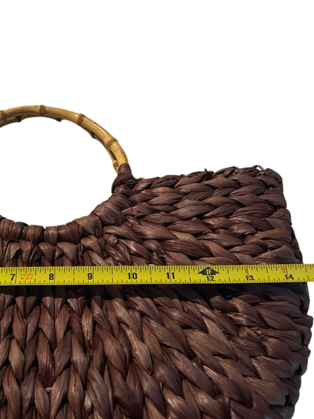 La Senza Woven Crescent Straw Hand Bag - Picture 10 of 11